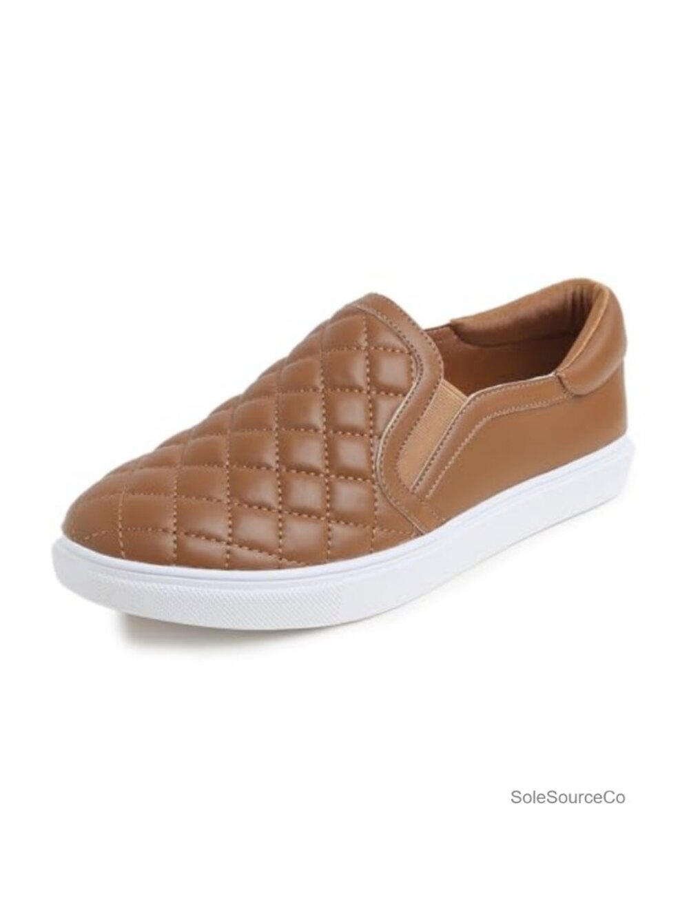 Women's Quilted Slip On Flats Comfortable Loafers Travel Walking Shoes